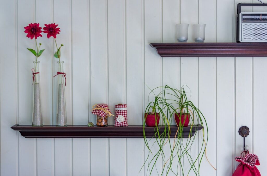 decorating for spring vases