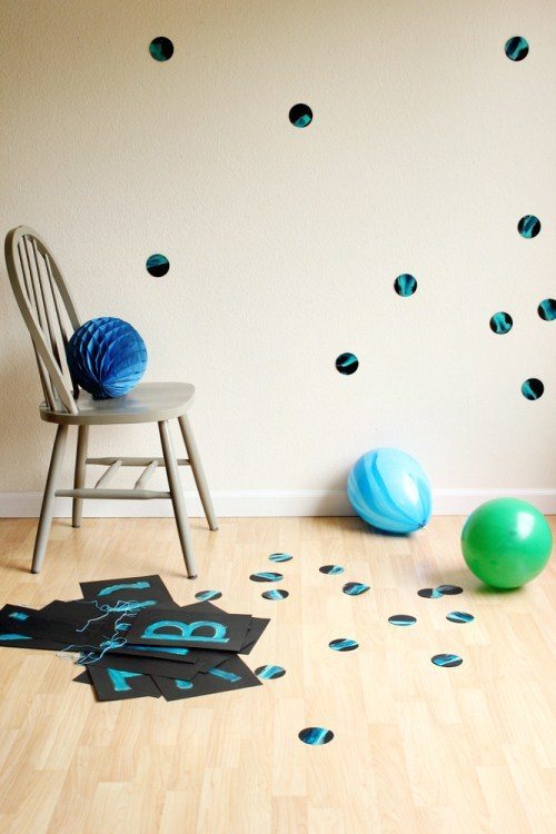 Personalised Wall Art - Confetti Wall